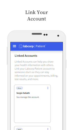 Labcorp | Patient screenshot