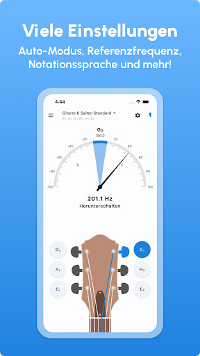 Gitarre Stimmgerät - LikeTones Screenshot