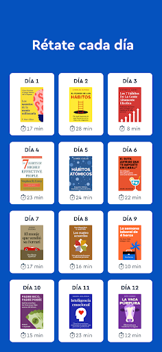 Captura de pantalla de Blinkist: Resúmenes de libros