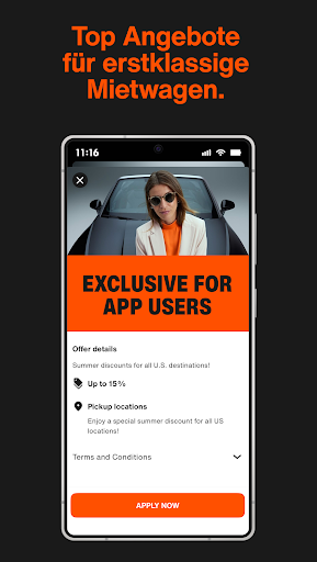 SIXT rent. share. ride. abo. Screenshot
