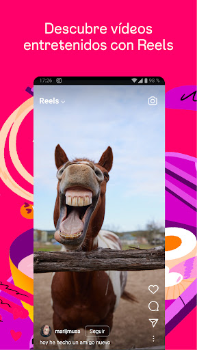 Captura de pantalla de Instagram