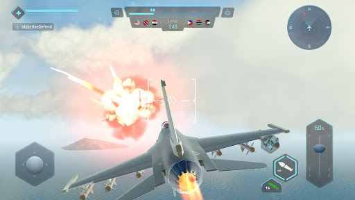 Captura de pantalla de Sky Warriors: Combates Aéreos