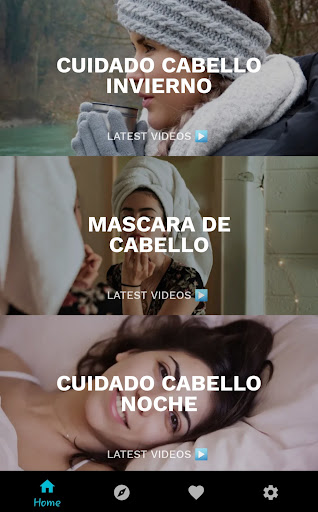 Captura de pantalla de Rutina de cuidado del cabello