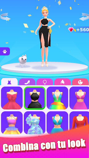 Captura de pantalla de Dancing Dress - Chica de moda