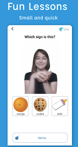 Captura de pantalla de Sign Language ASL Pocket Sign