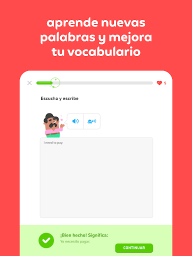 Captura de pantalla de Duolingo: Aprende Idiomas