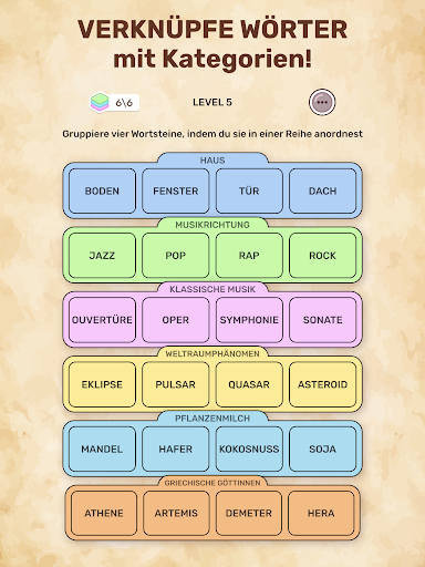 Connect Word - Assoziationen Screenshot