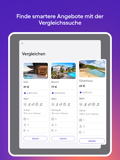 Ferienhäuser buchen – HomeToGo Screenshot