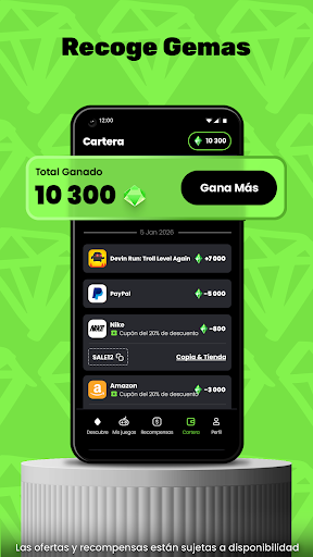 Captura de pantalla de Cash Giraffe - Ganar cupones