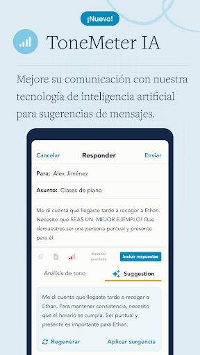 Captura de pantalla de OurFamilyWizard Co-Parent App