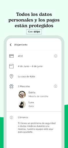 Captura de pantalla de Rover - Cuidadores de perros