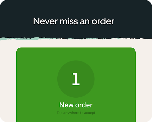 Captura de pantalla de Uber Eats : Gestor de Pedidos