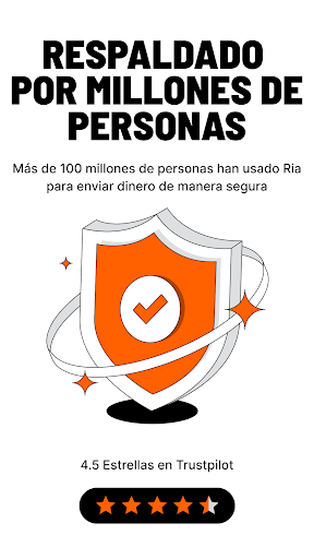 Captura de pantalla de Ria Money Transfer