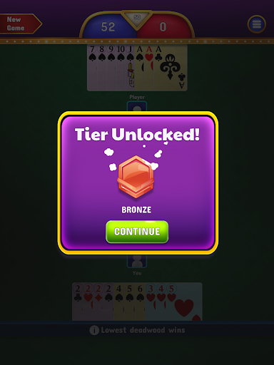 Captura de pantalla de Gin Rummy - Classic Cards Game
