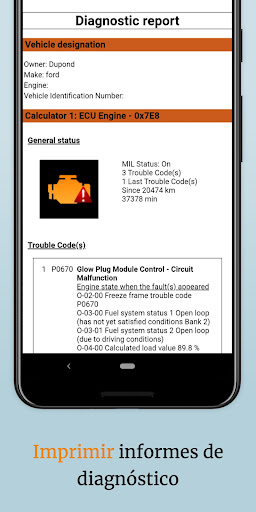 Captura de pantalla de OBD2 Car Scanner - EOBD Facile