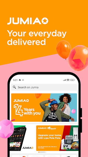 Captura de pantalla de JUMIA Online Shopping