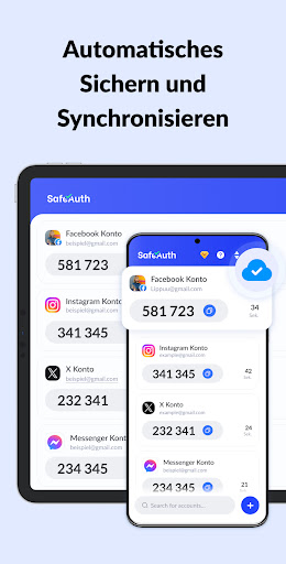Authenticator App - SafeAuth Screenshot