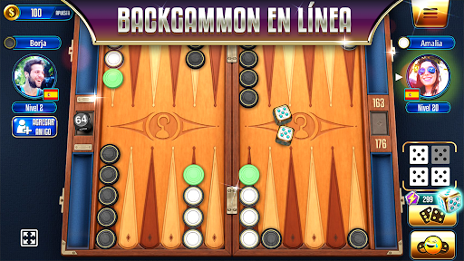 Captura de pantalla de Backgammon Legends en línea