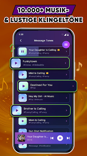 Android Klingeltöne Lieder Screenshot