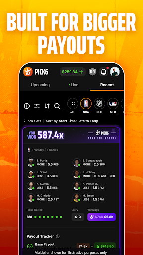 Pick6 DraftKings Sports Picks screenshot