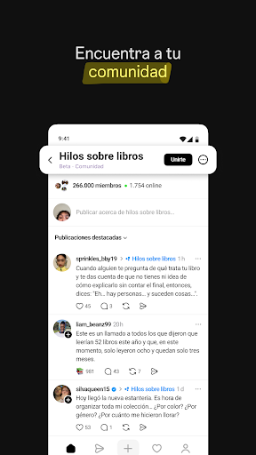 Captura de pantalla de Threads