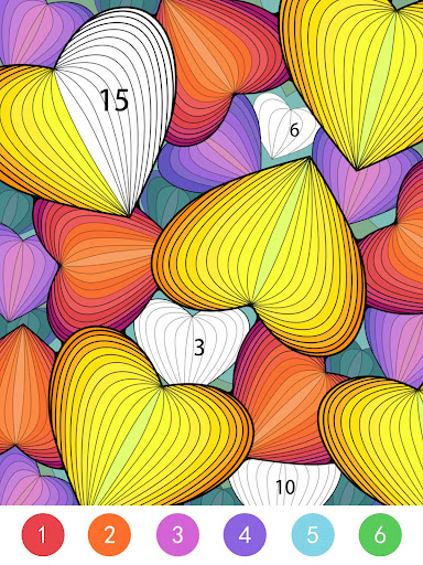 Tangle Color by Number Book screenshot