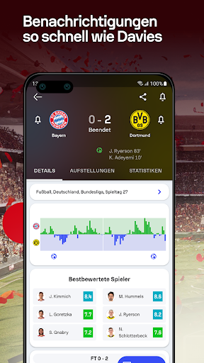 Sofascore: Fussball Ergebnisse Screenshot
