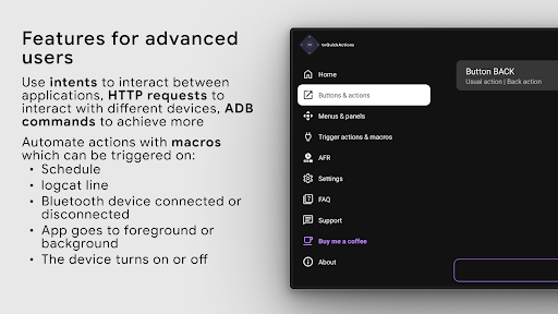 tvQuickActions Pro screenshot