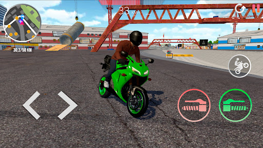 Captura de pantalla de Motorcycle Real Simulator