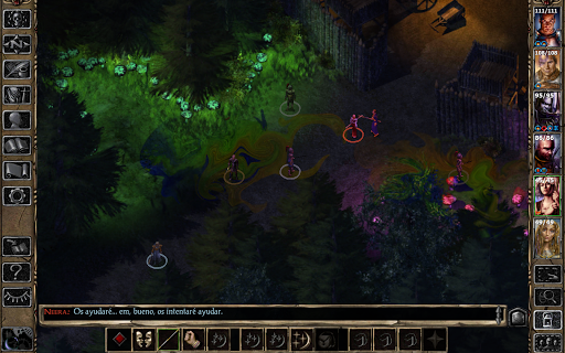 Captura de pantalla de Baldur's Gate II