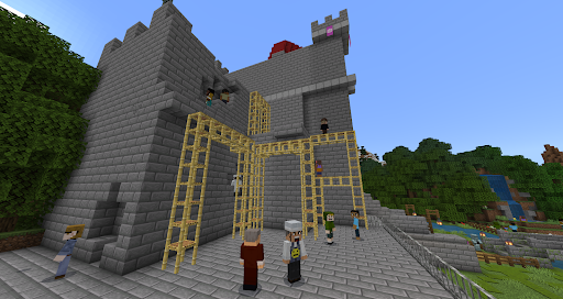 Captura de pantalla de Minecraft Education Preview