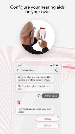 Captura de pantalla de Signia App