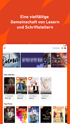Wattpad - Wo Geschichten leben Screenshot