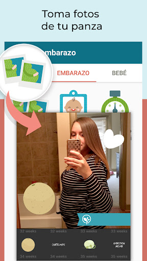 Captura de pantalla de Mi embarazo y bebé