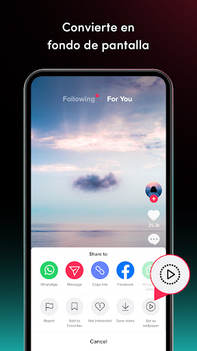 Captura de pantalla de TickTock-TikTok Live Wallpaper