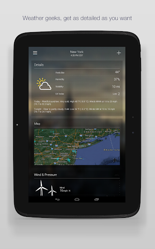 Yahoo Weather: Forecast & Maps screenshot