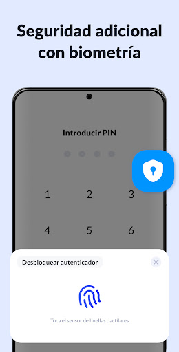 Captura de pantalla de App Autenticador - SafeAuth