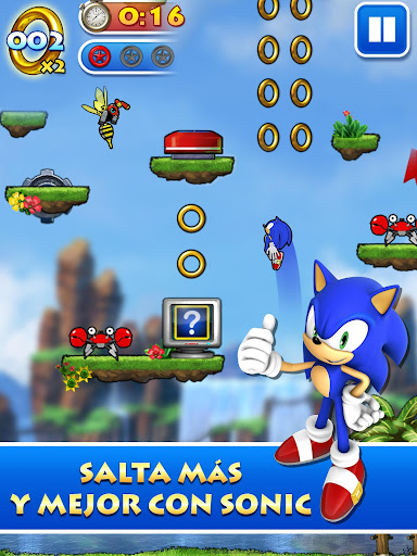 Captura de pantalla de Sonic Jump Pro