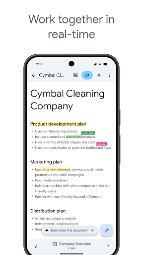 Google Docs screenshot