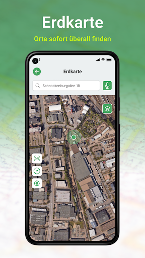Erdkart Satelliten-Live-Ansic Screenshot