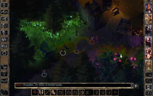Captura de pantalla de Baldur's Gate II