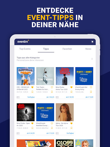EVENTIM DE: Tickets for Events screenshot