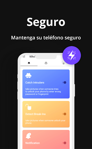 Captura de pantalla de Quién me espía? Antirrobo