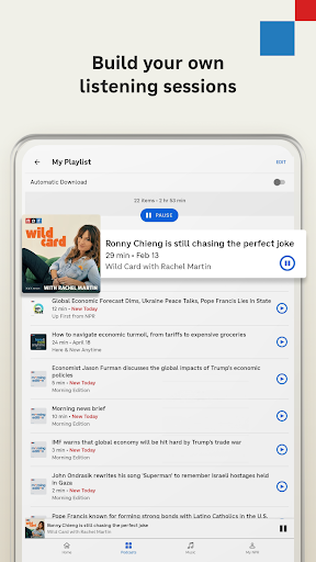 Captura de pantalla de NPR: National & Local News