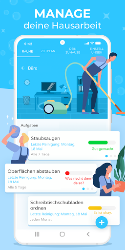 Sweepy: Dein Putzplan Screenshot