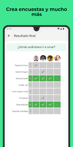 Captura de pantalla de Threema. Mensajero seguro