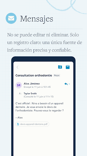 Captura de pantalla de OurFamilyWizard Co-Parent App