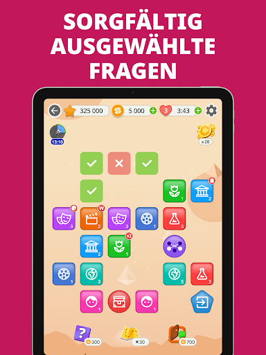 QuizzLand Allgemeinwissen Quiz Screenshot
