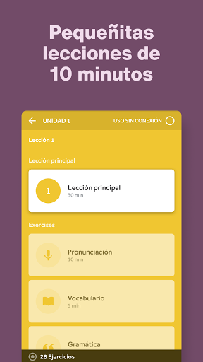 Captura de pantalla de Rosetta Stone: Aprende idiomas