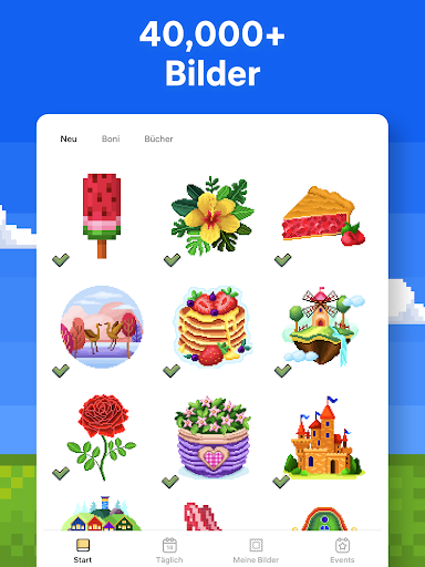 Pixel Art - Malen nach Zahlen Screenshot